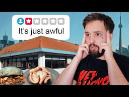 Eating At The Worst Reviewed Restaurant In Toronto