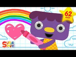 I Like To Draw + More | Children Educational Videos | Super Simple Songs