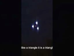 Triangle UFO Interrupts Couple's Evening! 🛸 #shorts #UFO #lab360