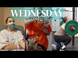 a hospital stay, a workout & a grocery haul // WEDNESDAY WEIGH IN // my weight loss journey