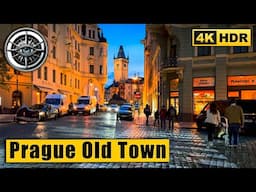 Prague Walking Tour of The Old Town In search of Christmas change 🇨🇿 Czech Republic 4K HDR ASMR