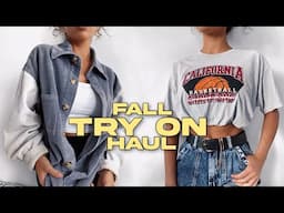 FALL / AUTUMN TRY ON CLOTHING HAUL | PLT