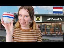 TRYING MCDONALD'S *UNIQUE* MENU ITEMS IN THE NETHERLANDS 🥲