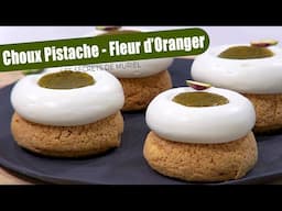 Recette de choux praliné pistaches et fleur d'oranger