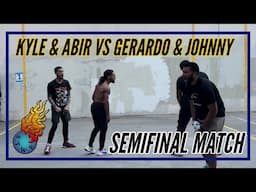 Kyle & Abir Vs Gerardo & Johnny - Semifinal Match - Washinton’s 10th Annual Steamball Tournament