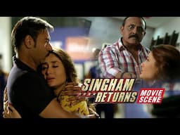 Ajay Devgn Single Handedly Takes On His Enemies | Singham Returns Movie Scene