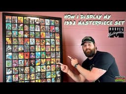 How I Created a Display For My 1992 MARVEL MASTERPIECE Trading Card Set