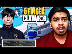 KingAnBru *REACTS* FASTEST 5 FINGER CLAW + GYRO ??  South Korea NSR XZY BEST Moments in PUBG Mobile