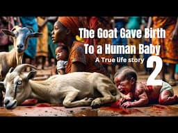 (part 2) The goat gave birth to a human baby _ a true life story #folklores #africantales #tales