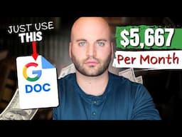 Make $5,667 a Month Passive Income with ChatGPT & Google Docs - Step By Step (Worldwide)