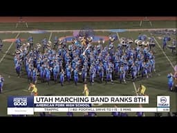 American Fork High School marching band places 8th in the country