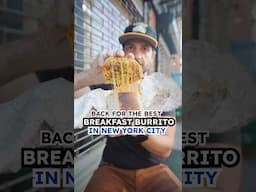 Best Breakfast Burrito in NYC?! #shorts #breakfast #nyc