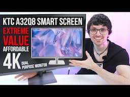 2024's Best Value Smart Monitor! - KTC A32Q8 Smart Screen Review & Test (Great For Gaming & Movies)