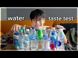 i tried every water brand in Singapore and rated them