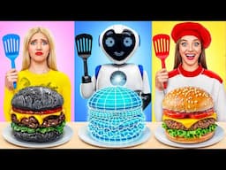 Me vs Grandma Cooking Challenge with a Robot | Fantastic Food Hacks by Multi DO Smile