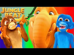 Colorful Animals! | Jungle Beat | Cartoons for Kids | WildBrain Happy