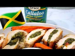 Callaloo Stuffed Chicken Breast