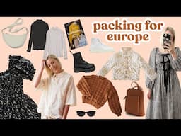 PACK WITH ME FOR EUROPE! (Packing All of My Favourite Me-Made Outfits)