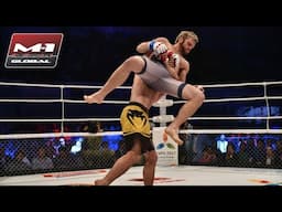 Unstoppable Kazakh destroys Irish fighter! Powerful throws and punches!