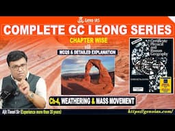 L11 - Mastering GC Leong: Chapter-4, Weathering & Mass Movement  MCQs with Solutions #earthquakes