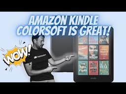 The Best E-Reader! | Amazon Kindle Colorsoft First Look | Graphic Novels & Comic Book Reading