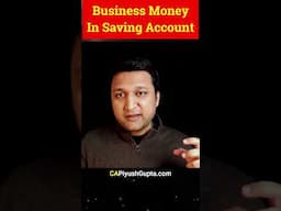 Never Accept Business Income In Saving Account