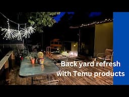 Reviewing Solar Items from Temu - Backyard Makeover