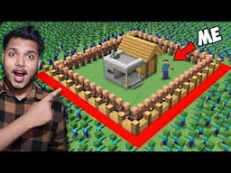 Minecraft Villagers SPLIT The Village In Half Against Zombies!