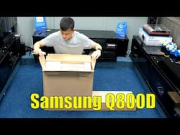 Samsung Q800D Soundbar 2024 Unboxing, Setup, Dimensions and Tests on TV, Music and Movies