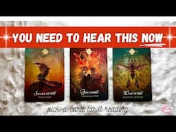 🔥What You Need to Know Right Now. Important Messages from Spirit // channeled pick-a-card reading