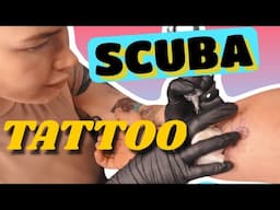 Would you do this? (Watch a Unique Scuba Tattoo get inked!)