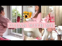 CLEAN WITH ME | post sickness full house clean, calming & relaxing