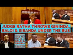 RATHA throws BALOI , Gininda and Sibanda under the bus .