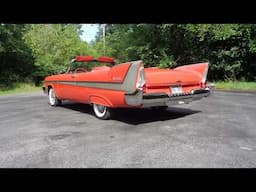 1958 Plymouth Belvedere Convertible 3 Speed Manual in Red & Ride on My Car Story with Lou Costabile