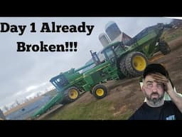 Let's Go Pick Corn- Day 1 Of 2024 Corn Harvest & Already Broke Down