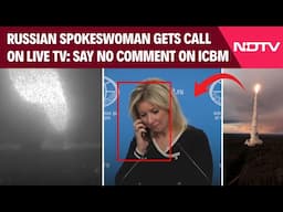 Russia Attacks Ukraine | Russian Spokeswoman Gets Call On Live TV Saying "Not Commenting" On ICBMs