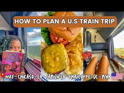 How to plan a U.S train trip 🚂 🇺🇸 | what to pack, how to choose routes, cost breakdown, amtrak tips