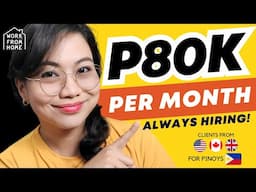 Easy Application: P80,000 per Month | Online Job VA + How to Avoid Scam Job Posts