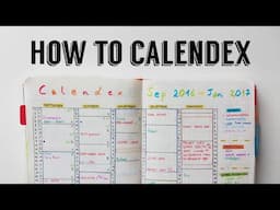 How to Calendex | The Boosted Journal