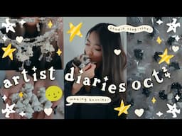 Productive Artist Vlog: Bunny Charms + Glass Necklaces In One Day! | Tiffany Weng