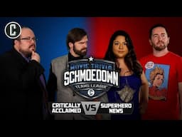 Critically Acclaimed vs Superhero News | Movie Trivia Schmoedown