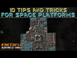 10 TIPS FOR SPACE PLATFORMS Factorio Space Age Tutorial Guide