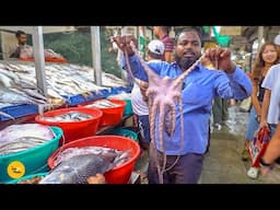 Biggest Sea FIsh Market In Delhi l Delhi Street Food