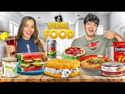 Trying New TikTok Viral Food Trends 🍕🤤 Yash and Hass #part3