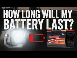 How Long Can You Run Your Off-Road Lights Without Killing Your Battery? 🔋 Real-World Test!