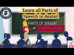 Parts of Speech | All Parts of Speech in detail