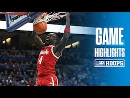 Nebraska at Creighton | HIGHLIGHTS | Big Ten Men's Basketball | 11/22/24