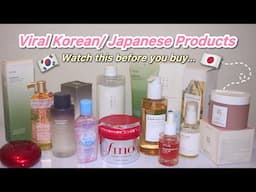 So I Tried VIRAL 📈 Korean & Japanese Beauty Products… (let’s be honest) 🤫