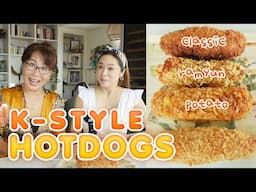 Korean-Style Hotdog 감자핫도그 | Grace Lee TV