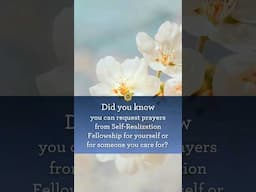 Request Prayers From the Self-Realization Fellowship Prayer Council